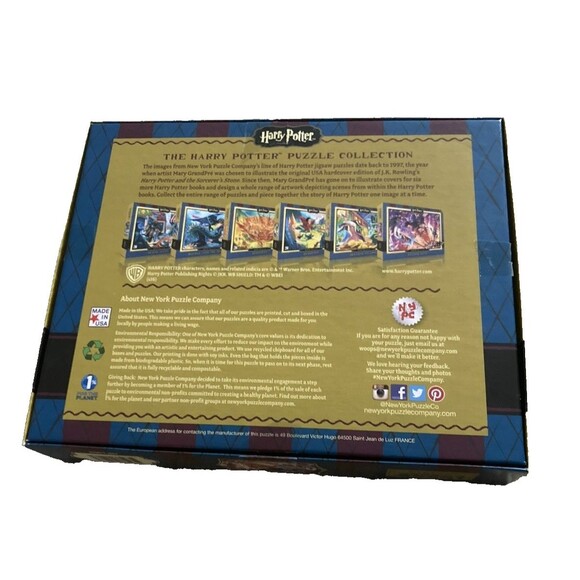 Harry Potter Flying Keys 1000 Piece Puzzle New York Puzzle Company EUC - Picture 3 of 7